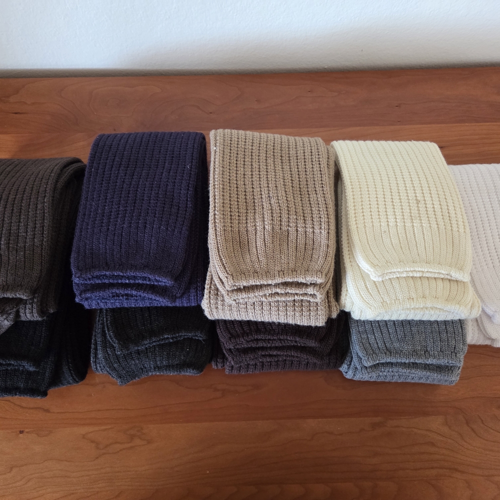 Women's Assorted Color Knee Length Socks